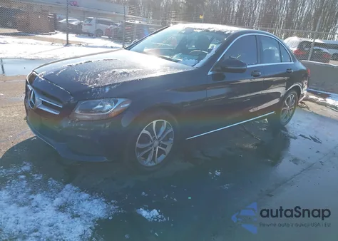 2016 Mercedes-Benz C 300 4Matic из США, поврежденный, VIN WDDWF4KB3GR142465